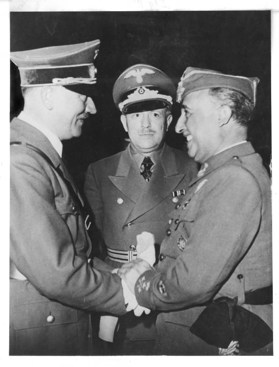 Adolf Hitler et Francisco Franco