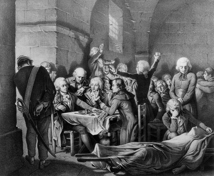 Banquet des Girondins, 30 octobre 1793