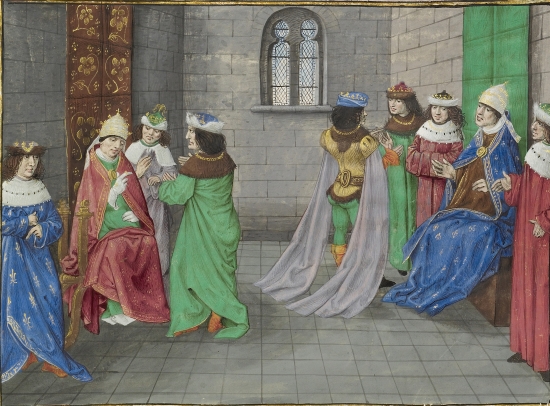 Le pape Urbain VI et l'anti-pape Clément VII