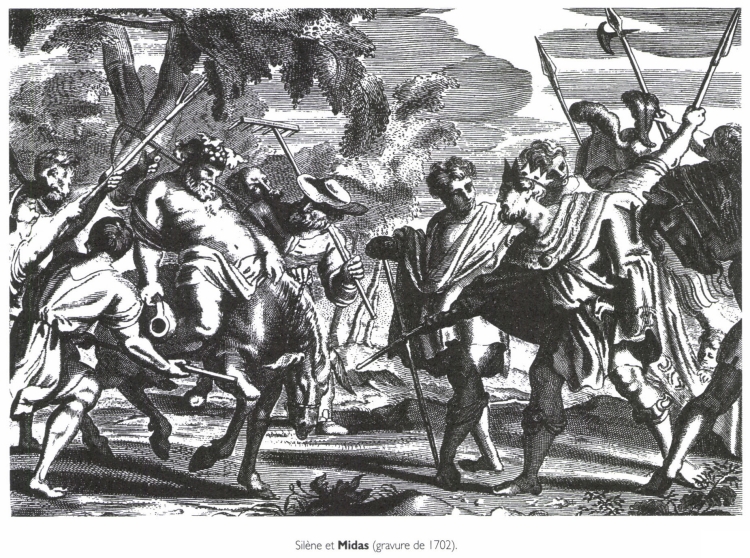 Silène et Midas. Silène et Midas.