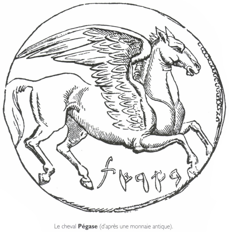 Le cheval Pégase. Le cheval Pégase.