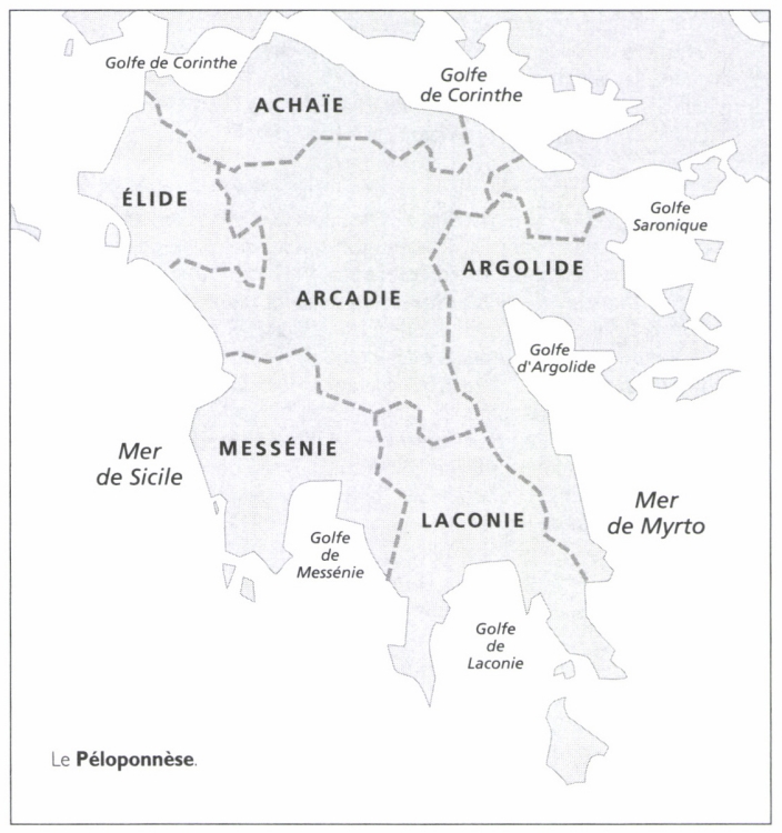 Le Péloponnèse.