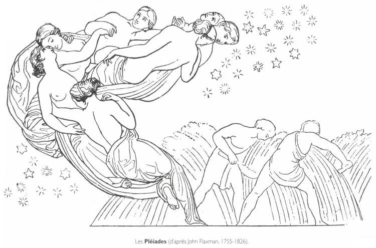 Les Pléiades. Les Pléiades.