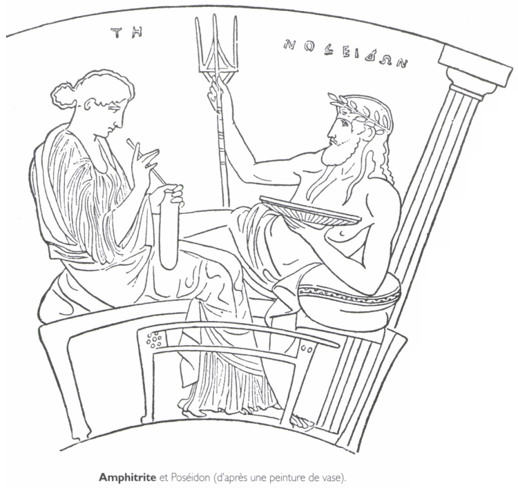 Amphitrite et Poséidon. Amphitrite et Poséidon.