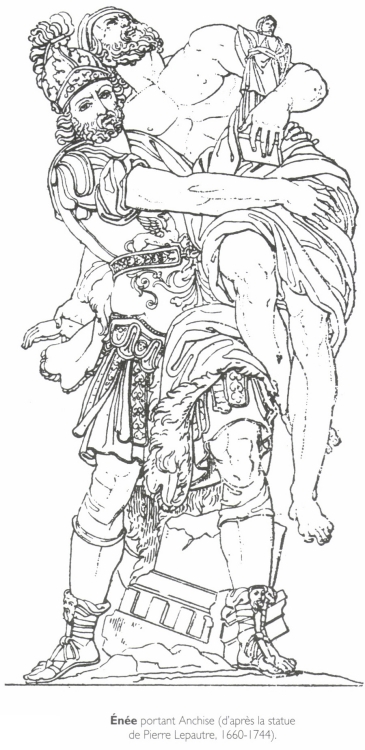 Énée portant Anchise.