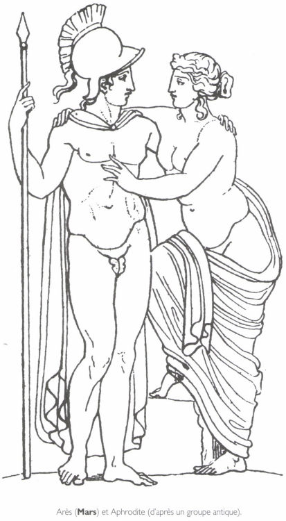 Ares (Mars) et Aphrodite.
