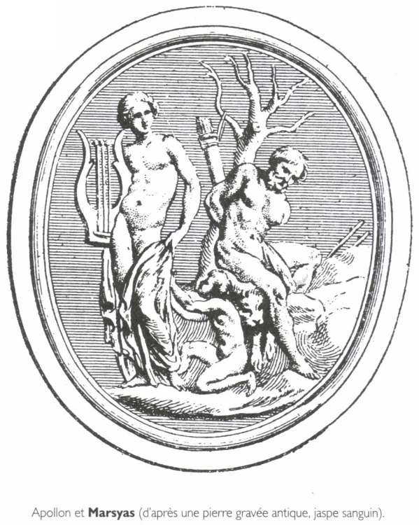 Apollon et Marsyas.