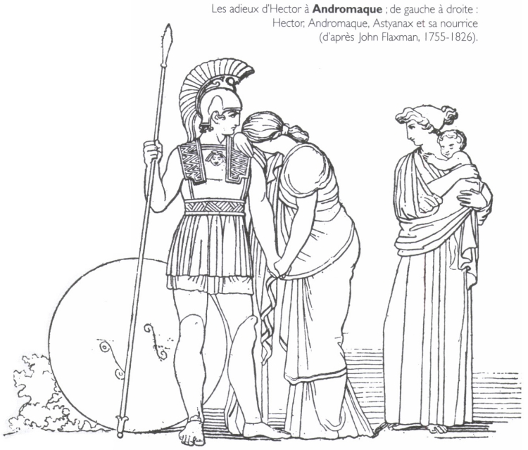 Les adieux d'Hector à Andromaque. Les adieux d'Hector à Andromaque.