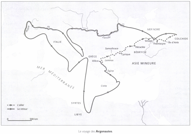 Le voyage des Argonautes. Le voyage des Argonautes.