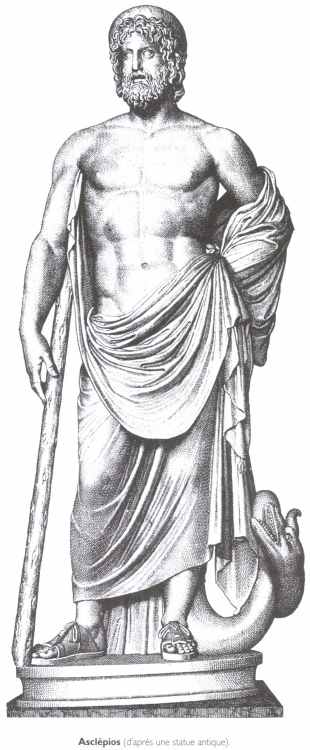 Asclépios . Média LAROUSSE