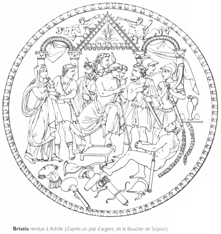 Briséis rendue à Achille.