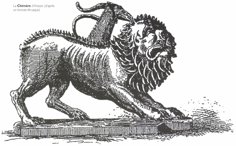 La Chimère d'Arezzo. La Chimère d'Arezzo.