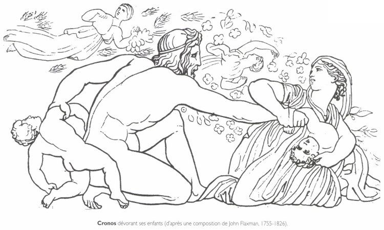 Cronos dévorant ses enfants. Cronos dévorant ses enfants.