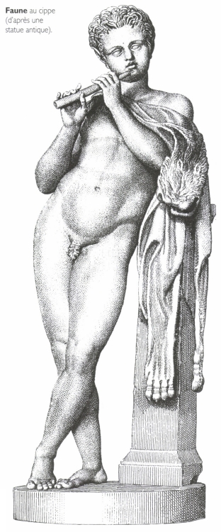 Faune au cippe. Faune au cippe.