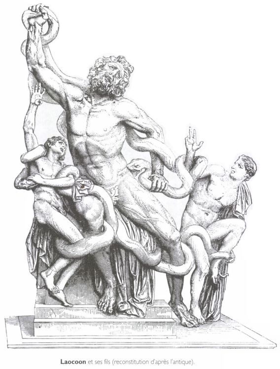 <B>Laocoon</B> et ses fils.
