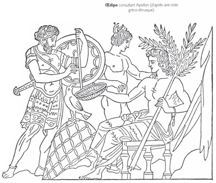 Œdipe consultant Apollon.