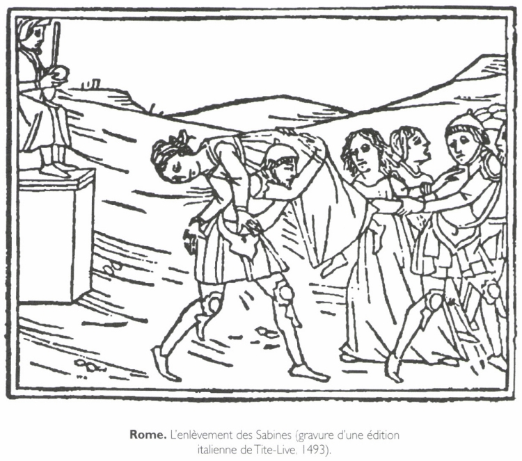 Rome. L'enlèvement des Sabines. Rome. L'enlèvement des Sabines.