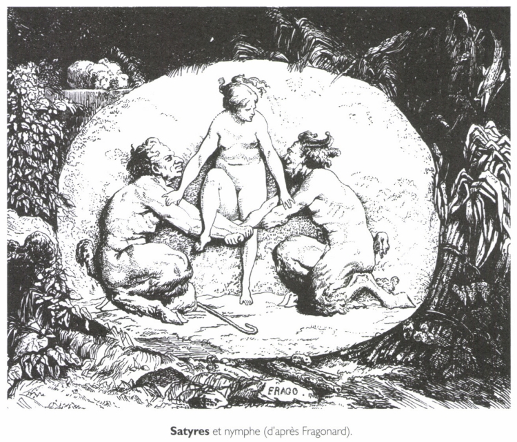 Satyres et nymphe.