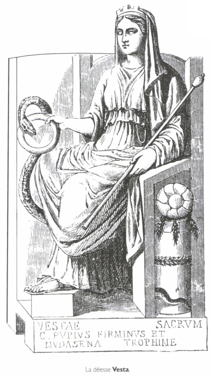 La déesse Vesta. La déesse Vesta.