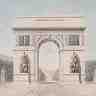 Jean Chalgrin, projet pour l'Arc de Triomphe de l'Étoile, Paris