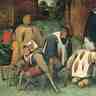 Bruegel l'Ancien, les Mendiants