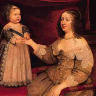Anne d'Autriche et Louis XIV enfant
