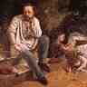 Gustave Courbet, Pierre Joseph Proudhon et ses enfants