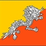 Drapeau du Bhoutan