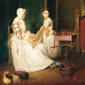 Jean Siméon Chardin, la Mère laborieuse Jean Siméon Chardin, la Mère laborieuse