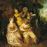 Antoine Watteau, la Sérénade italienne