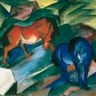 Franz Marc, Cheval rouge et cheval bleu Franz Marc, Cheval rouge et cheval bleu