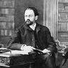 Émile Zola dans son cabinet de travail