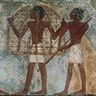 Fragment de fresque égyptienne