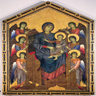 Cimabue, Vierge à l'Enfant en majesté entourés de six anges