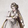 Costume de Mme Vestris dans Polyeucte, rôle de Pauline