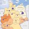 Allemagne, la densité de la population Allemagne, la densité de la population