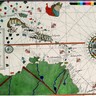 Carte des terres découvertes par Christophe Colomb