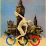 Affiche officielle des jeux Olympiques de Londres, en 1948.