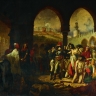 Bonaparte visitant les pestiférés de Jaffa, le 11 mars 1799