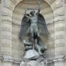 La fontaine Saint-Michel, à Paris