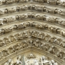 Détail d'un portail de Notre-Dame, Paris