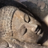 Ajanta, bouddha couché