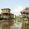 Bénin, village lacustre de Ganvié