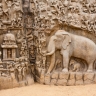 Mahabalipuram, haut-relief rupestre