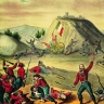 Garibaldi à la bataille de Calatafimi, le 15 mai 1860.