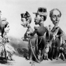 Jugement de Pâris : Louis Eugène Cavaignac, Louis Napoléon Bonaparte et Lamartine