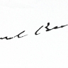 Signature autographe de Samuel Beckett