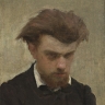 Henri Fantin-Latour, Autoportrait, la tête légèrement baissée