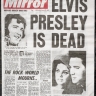 Elvis Presley (une du Daily Mirror)