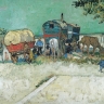 Les Roulottes, campement de Bohémiens.